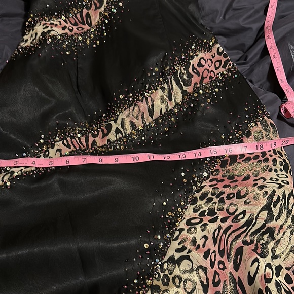 Leopard print Evening Prom Gown - Picture 5 of 7